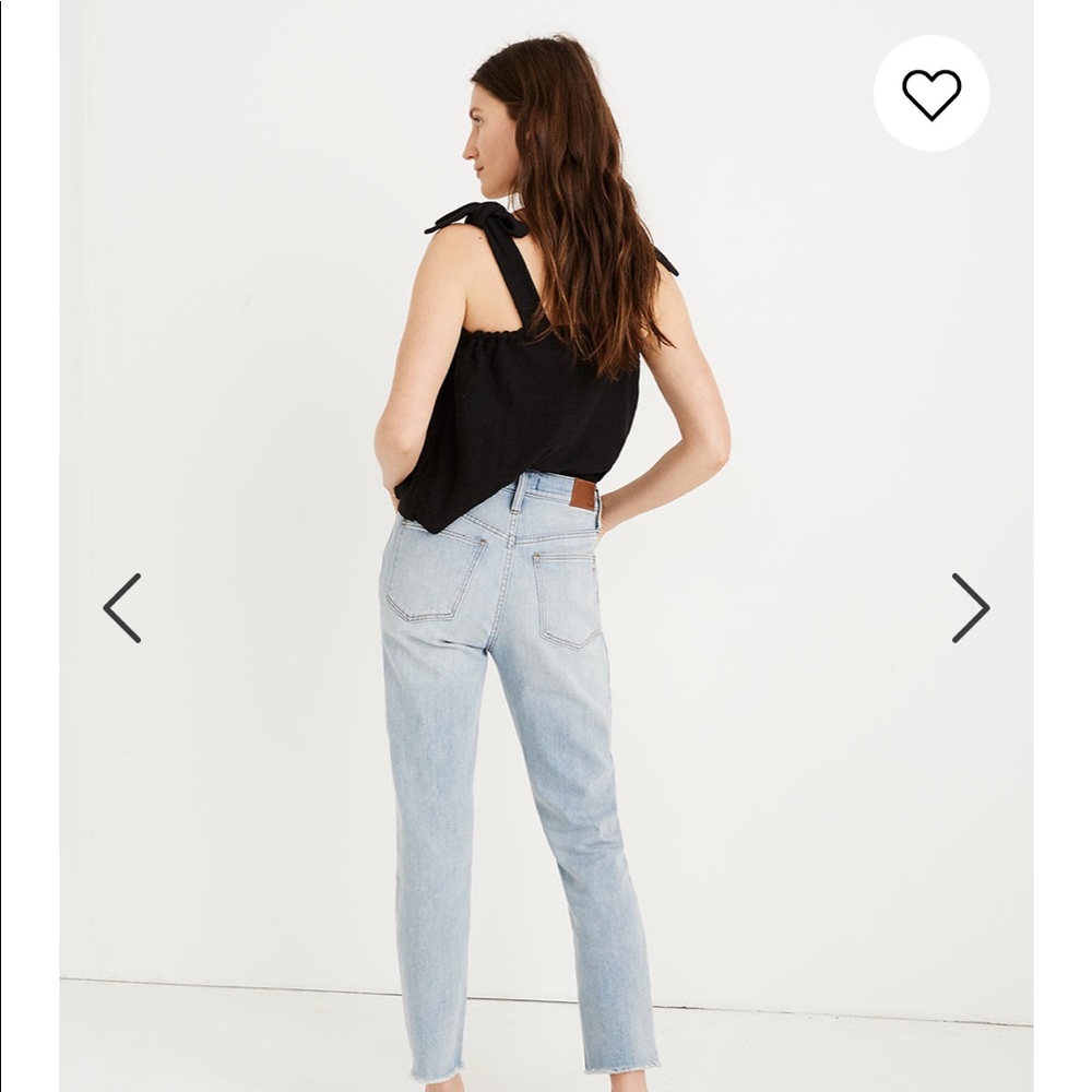 Madewell Slim Boyjean with Button-Front